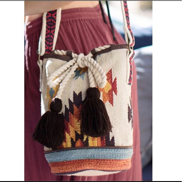 Handmade Boho Chic Bucket Bag - Picture 1 of 7